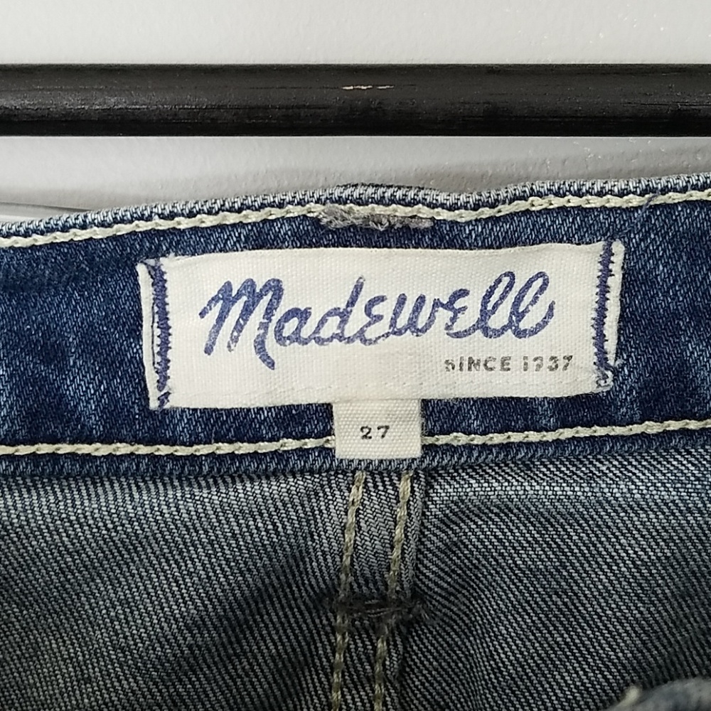Madewell - Raw Hem Denim Skirt - Picture 3 of 8